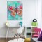 Stupell Industries Cherry Mint Butterfly Canvas Wall Art Design by Jennifer Lambein